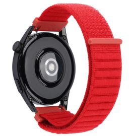 NYLON KOPČE I PETLJA Univerzalna narukvica za sat širine 20 mm crvena