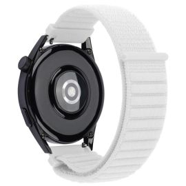 NYLON KOPČA I PETLJA Univerzalna bijela narukvica za sat širine 20 mm bijela