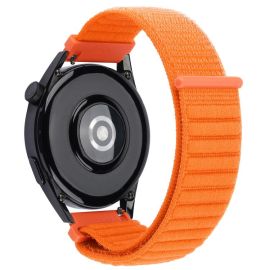 NYLON KUKA I PETLJA Univerzalna narukvica za sat širine 20 mm narančasta