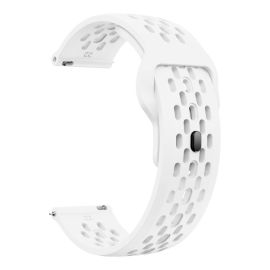 AIRY Univerzalna silikonska narukvica za sat širine 20 mm bijela