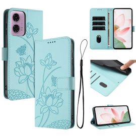 ART LOTUS Novčanik futrola za Motorola Moto G04 / G24 / G24 Power svijetlozelena