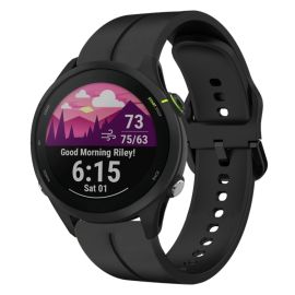 SILICONE Zamjenjivi remen za Garmin Forerunner 255 Music crni