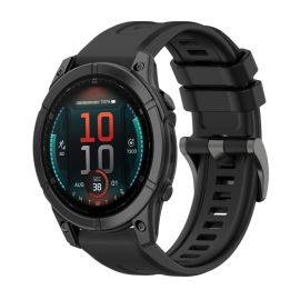 SILICONE Zamjenjivi remen za Garmin Fenix E 47mm crni