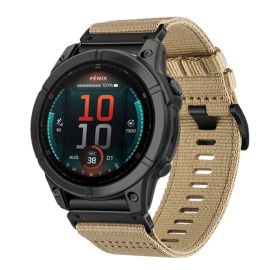 CANVAS Zamjenjivi remen za Garmin Fenix E 47mm svijetlosmeđa