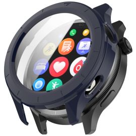 PC FULL COVER Plastični poklopac sa staklom za Xiaomi Watch S4 tamnoplavi