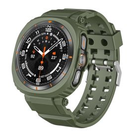 GLACIER Zaštitna torbica s remenom za Samsung Galaxy Watch Ultra / Watch Ultra 2025 tamno zelena