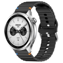 WAVY Silikonski remen za Xiaomi Watch S4 crni