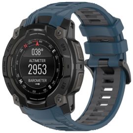 SPORTS Izmjenjivi silikonski remen Garmin Instinct 3 50 mm BLUE SIVA