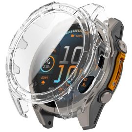 PC FULL COVER Plastična maskica sa staklom za Garmin Tactix 8 Solar 51mm TRANSPARENT