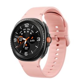 SILICONE Zamjenjivi remen za Samsung Galaxy Watch8 / Watch8 Classic ružičasto-zlatni