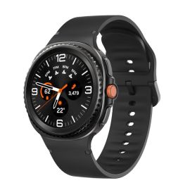 SILICONE Zamjenjivi remen za Samsung Galaxy Watch8 / Watch8 Classic crni