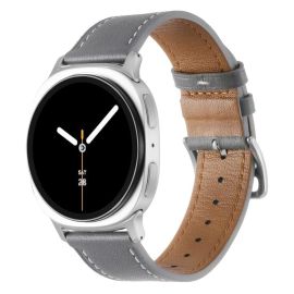 LEATHER Kožni remen za Samsung Galaxy Watch8 / Watch8 Classic sivi