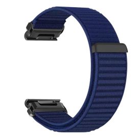 NYLON QUICK FIT Vymeniteľný remienok pre Garmin - šírka 22mm tmavomodrý