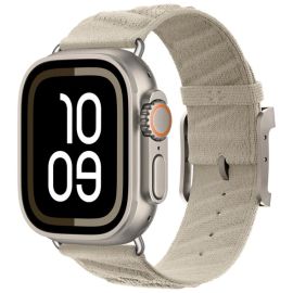 TWILL BAND Najlonska narukvica za Apple Watch 38 / 40 / 41 / Apple Watch 10 / 11 42 mm bež
