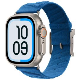TWILL BAND Najlonska narukvica za Apple Watch 38 / 40 / 41 / Apple Watch 10 / 11 42mm svijetloplava