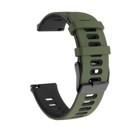 SPORTY Zamjenjivi silikonski remen Amazfit T-Rex 3 Pro ARMY GREEN