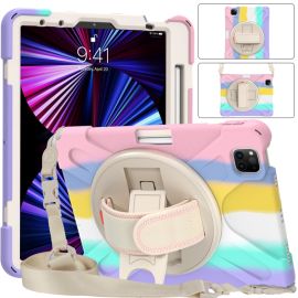 SOLID Durable maska za Apple iPad Pro 11 (2022 / 2021 / 2020 / 2018) ŠARENA