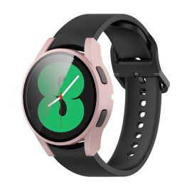 Zaštitna maska sa kaljenim staklom za Samsung Galaxy Watch 4 44mm pink