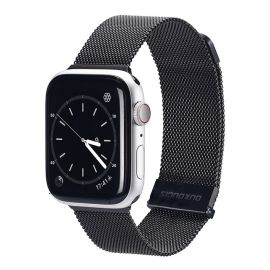 DUX MILANESE Metalni remen za Apple Watch SE / SE 2022 / SE 2023 / SE 2025 (40 mm) crni