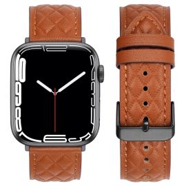 LATTICE BAND Kožni remen za Apple Watch SE / SE 2022 / SE 2023 / SE 2025 (40 mm) smeđi