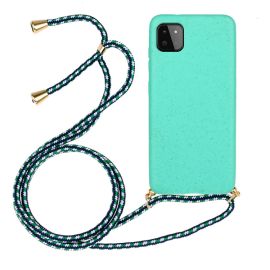 ROPE Maska sa kablom Samsung Galaxy A22 5G svijetlo zelena