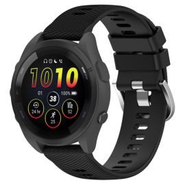 RUBBER Silikonski remen Garmin Forerunner 265S crni