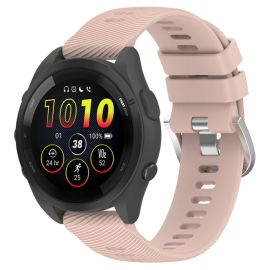 RUBBER Silikonska traka za skijanje Garmin Forerunner 265S roza