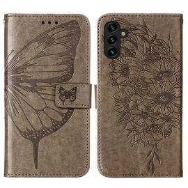 ART BUTTERFLY Maska za novčanik Samsung Galaxy A54 5G siva