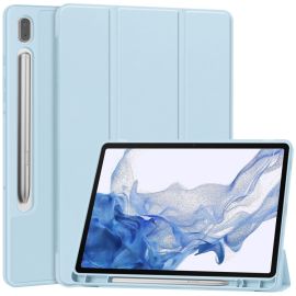 LEATHER Flip case za Samsung Galaxy Tab S9 svijetlo plava