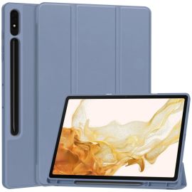 LEATHER Flip case za Samsung Galaxy Tab S9+ / S10+ tamno plava