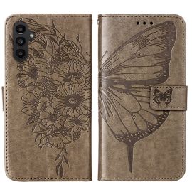 ART BUTTERFLY Wallet maska za Samsung Galaxy A25 5G siva