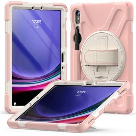 SOLID Durable maska za Samsung Galaxy Tab S9 svijetlo roza