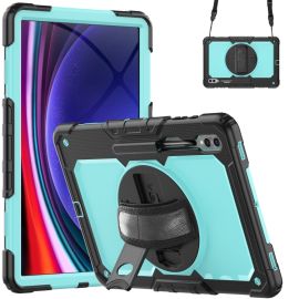 SOLID 360 Case za Samsung Galaxy Tab S9 Ultra / Tab S10 Ultra svijetlo plava