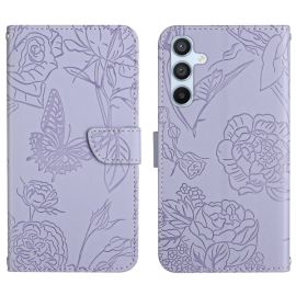 ART BLOSSOM Torbica novčanik za Samsung Galaxy A16 / A16 5G ljubičasta