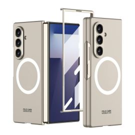 GKK MAGSAFE Zaštitna maskica sa ugrađenim staklom Samsung Galaxy Z Fold7 5G TITANIUM GREY