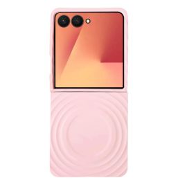 RIPPLE CASE Plastična maskica s MagSafe Samsung Galaxy Z Flip7 5G svijetlo ružičasta