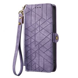 GEOM Wallet torbica za Apple iPhone 15 Pro ljubičasta