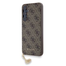 GUESS 4G Omot s privjeskom Samsung Galaxy A55 5G smeđa