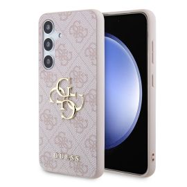 GUESS 4G METAL Cover za Samsung Galaxy S24 5G pink
