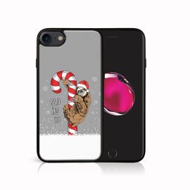 PROTEMIO MY ART Maska s božićnim dizajnom Apple iPhone SE 2022 / 2020 / 7 / 8 CANDY (076)