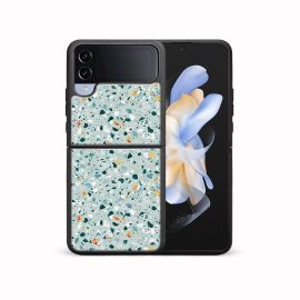 PROTEMIO MY ART Zaštitna navlaka za Samsung Galaxy Z Flip4 5G BLUE TERRAZZO (164)