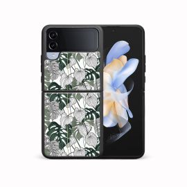 PROTEMIO MY ART Zaštitni poklopac za Samsung Galaxy Z Flip4 5G LEAF (175)