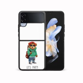 PROTEMIO MY ART Zaštitni poklopac za Samsung Galaxy Z Flip4 5G BEAR (177)