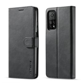 IMEEKE Maska za novčanik Xiaomi Redmi Note 10 5G / Poco M3 Pro crna