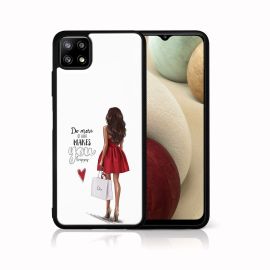 PROTEMIO MY ART Silikonska maska Samsung Galaxy A22 5G RED DRESS (137)
