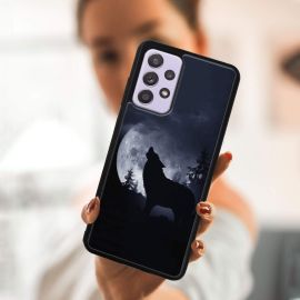 PROTEMIO MY ART Silikonska maska Samsung Galaxy A32 WOLF (044)