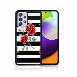 PROTEMIO MY ART Silikonska maska Samsung Galaxy A72 BLACK - WHITE (034)