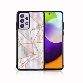 PROTEMIO MY ART Silikonska maska Samsung Galaxy A72 PINK MARBLE (143)