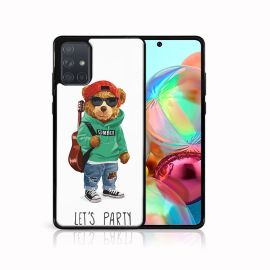 PROTEMIO MY ART Silikonska maska Samsung Galaxy A71 BEAR (008)