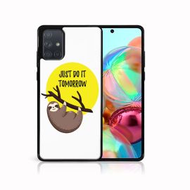 PROTEMIO MY ART Silikonska maska Samsung Galaxy A71 SLOTH (010)